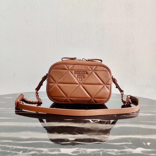 Bolso de hombro Prada Spectrum 1BH141 Camel