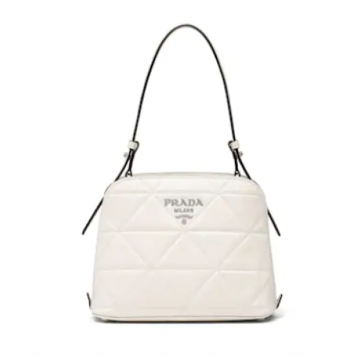 Prada Spectrum bolso pequeño de piel 1BA311 blanco