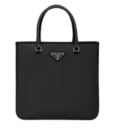 Tote Prada de piel cepillada 1BA330 negro