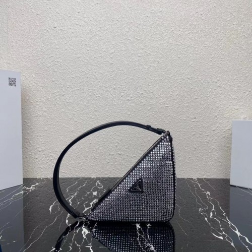 Bolso Prada cristal 1VH243 negro