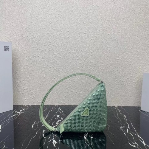 Prada bolso de cristal 1VH243 verde