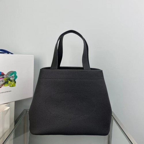 Bolso tote de piel Prada 1AG833 negro