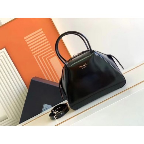 Bolso tote de piel Prada 1BD663A negro