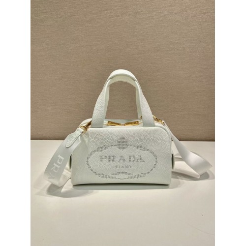 Bolso tote de piel Prada 1DH770 blanco