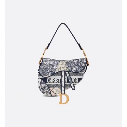 BOLSO SILLÍN Dior Bordado D2456E