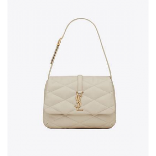 SAINT LAUREN LE 57 BOLSO HOBO DE PIEL DE CORDERO ACOLCHADA 698567 ANTIQUE VINTAGE