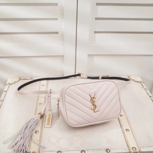 SAINT LAURENT Bolsillo de piel de vacuno 534817 blanco