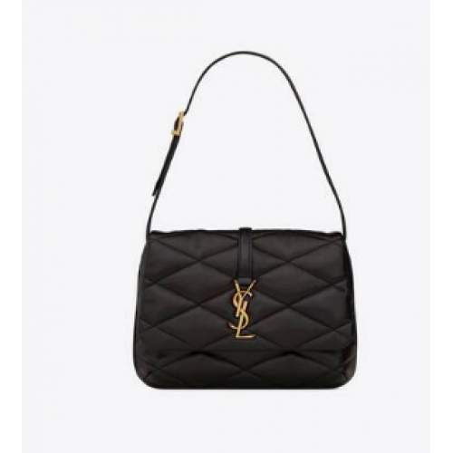 BOLSO HOBO SAINT LAURENT LE 57 DE PIEL DE CORDERO ACOLCHADA 698567 negro