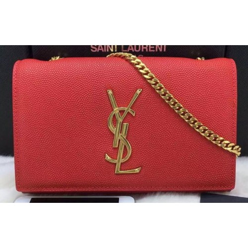 SAINT LAURENT Bolso bandolera Monogramme 311218 Rojo