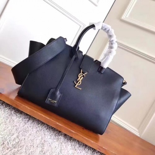 SAINT LAURENT NANO SOFT BOLSA DE DÍA 3807 negro
