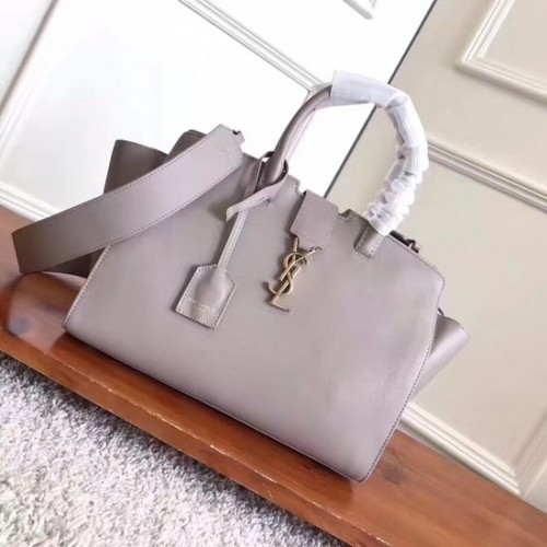 SAINT LAURENT NANO SOFT BOLSA DE DÍA 3807 gris
