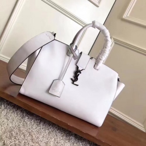 SAINT LAURENT NANO SOFT BOLSA DE DÍA 3807 blanco