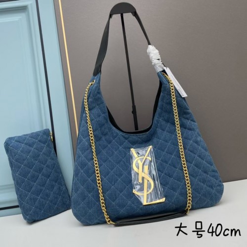 SAINT LAURENT SHOPPING Bolso vaquero Y203433 azul