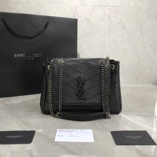Bolso de hombro SAINT LAURENT de piel Y554248 negro