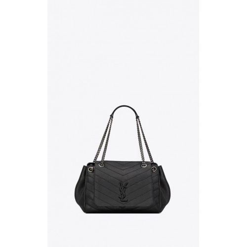 Bolso de hombro SAINT LAURENT de piel Y554256 negro