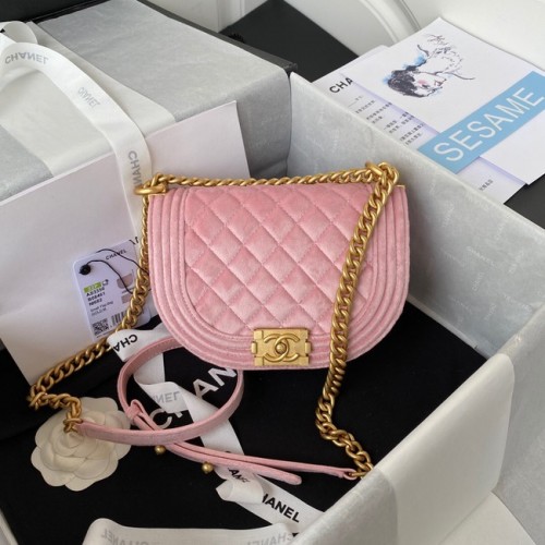 BOLSO MENSAJERO PEQUEÑO NIÑO CHANEL AS3350 rosa