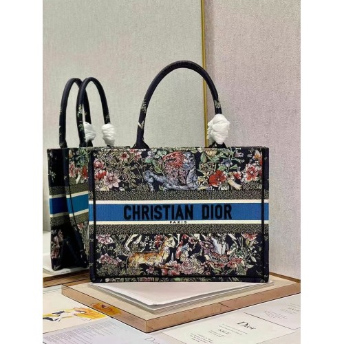 TOTE DIOR BOOK TOTE Bordado C1287-29 negro