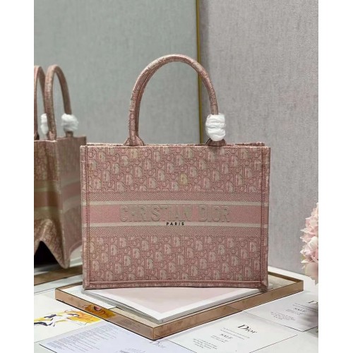 PEQUEÑO BOOK TOTE DIOR Bordado C1287-3 rosa