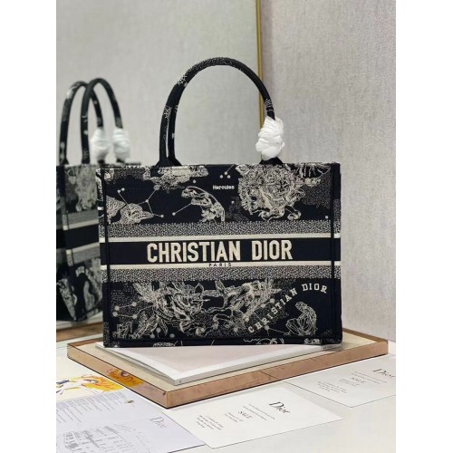 TOTE DIOR BOOK TOTE Bordado C1287-32 negro