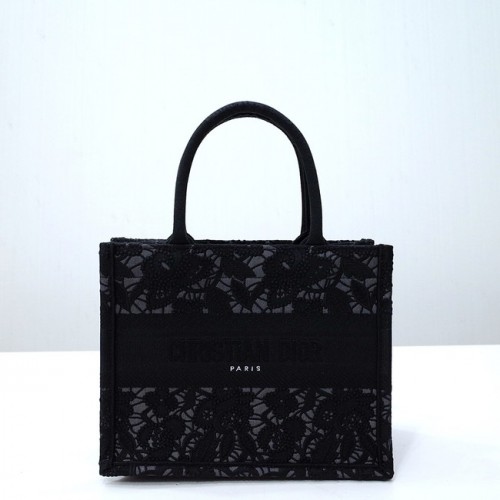 BOLSILLO DIOR BOOK TOTE Bordado C1331-11 negro
