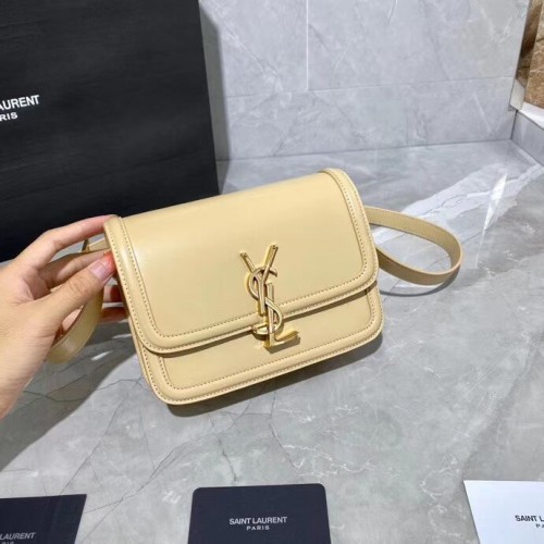 CARTERA PEQUEÑA SOLFERINO EN PIEL BOX SAINT LAURENT 63430 Beige