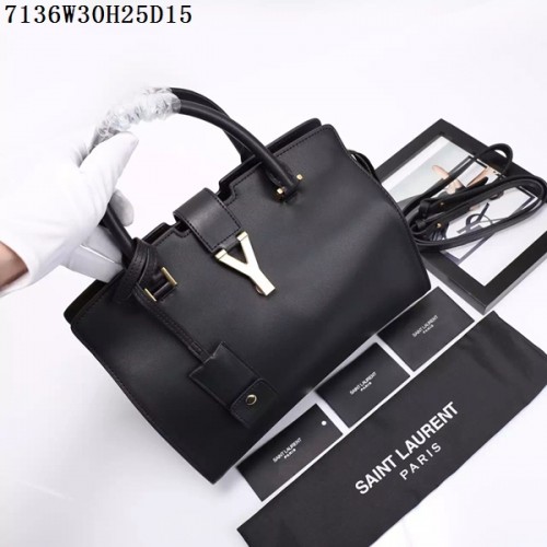 Saint Laurent Small Classic Monogramme Leather Flap Bag Y7136 negro