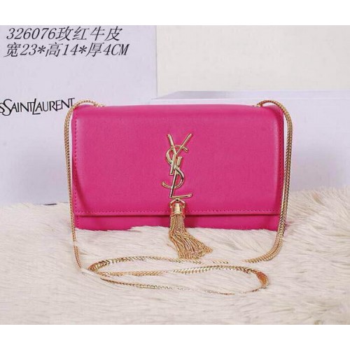 Saint Laurent Mini Monogram Bandolera Bandolera 326076 Rosa
