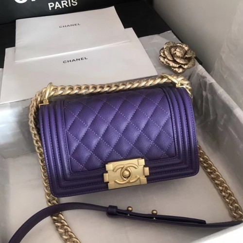 Bolso chanel niño pequeño A67085 violeta