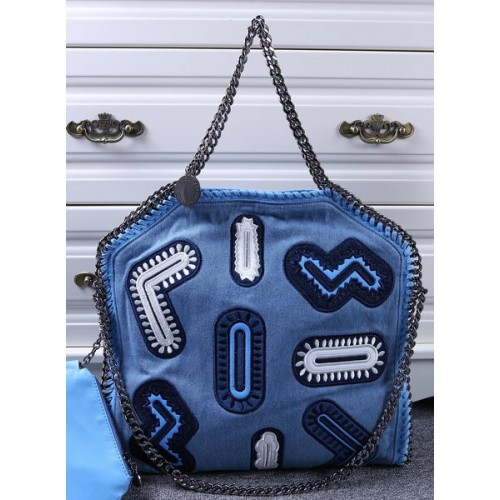 Bolso tote vaquero Stella McCartney SM809 Azul