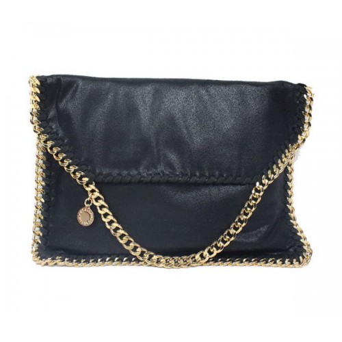 Stella McCartney Falabella Bolso bandolera de PVC negro 876 Oro