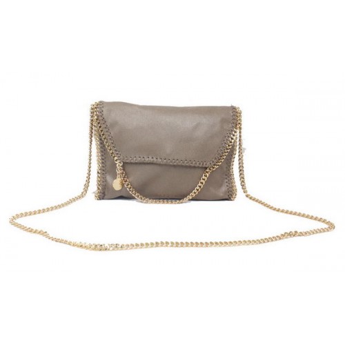 Stella McCartney Falabella Bolso bandolera de PVC caqui 875 Oro