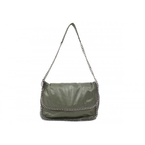 Stella McCartney Bolso Bandolera Falabella PVC 838 Verde Oscuro
