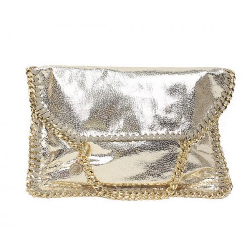 Stella McCartney Bolso Bandolera Falabella PVC 876 Dorado Claro