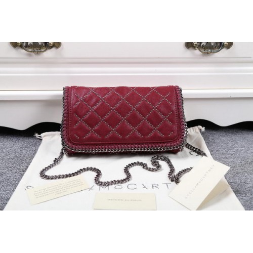 Stella McCartney Falabella Bolso bandolera de PVC SMC882 Vino