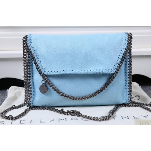 Stella McCartney Falabella Bolso bandolera de PVC SM875 Azul claro
