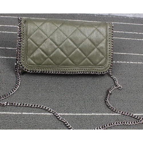 Stella McCartney Falabella Bolsos cruzados de PVC SM882 Verde