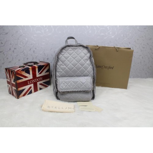 Stella McCartney Falabella Mochila plegable de PVC SM879 Gris