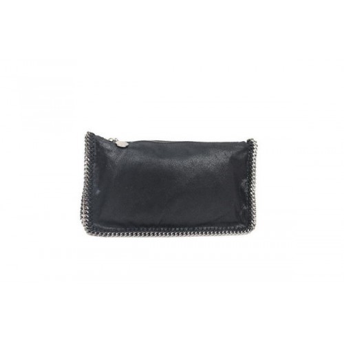 Stella McCartney Falabella PVC Fold Over Clutch 865 Negro