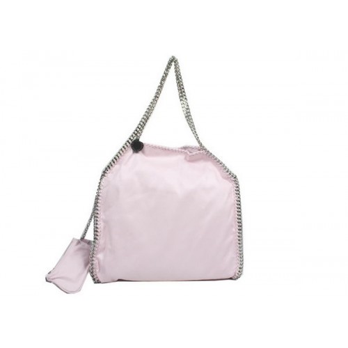 Bolso tote plegable de PVC Falabella de Stella McCartney 811 rosa claro