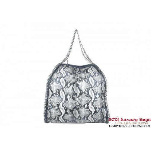Stella McCartney Falabella Snake PVC Fold Over Tote Bag 811 Gris