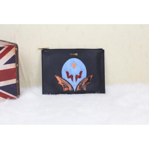 Stella McCartney CLUTCH PEQUEÑO CON CREMALLERA SUPERHERO SM8911 Azul