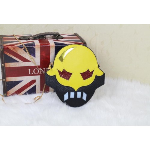 Stella McCartney BOLSO CRUZADO SUPERSTELLAHEROES 892 Negro y amarillo