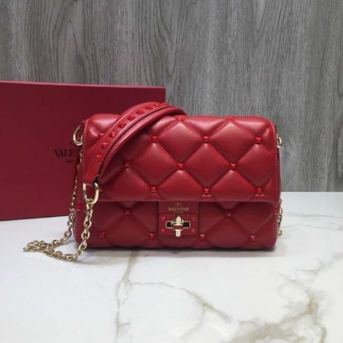 VALENTINO Bandolera Candy de piel acolchada 0072 rojo