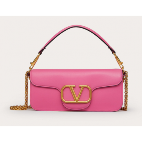 VALENTINO GARAVANI Bolso Loco de piel de becerro 2B0K30 rosa