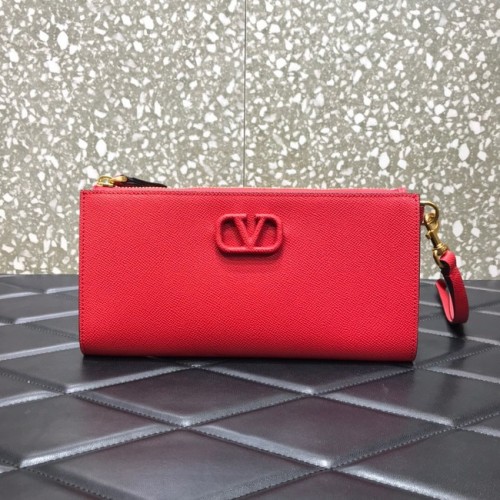 VALENTINO GARAVANI Bolso de mano Stud Sign de piel de becerro granulada 0600 rojo