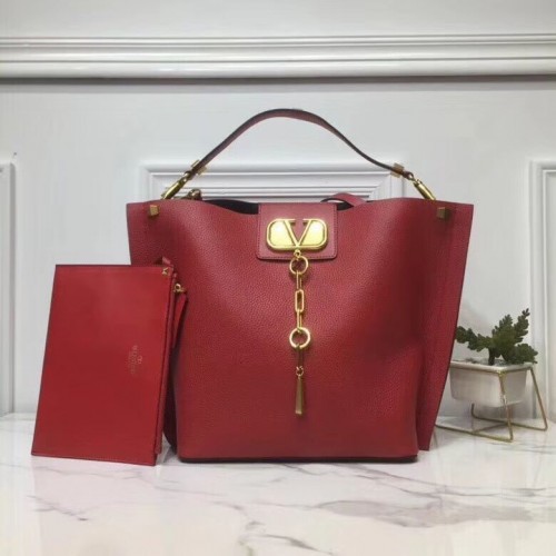 VALENTINO Bolso de piel original V0008 Rojo