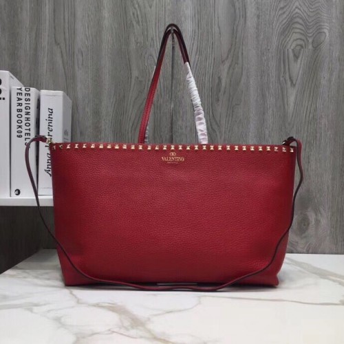 VALENTINO Bolso Original en Piel V2088 Vino