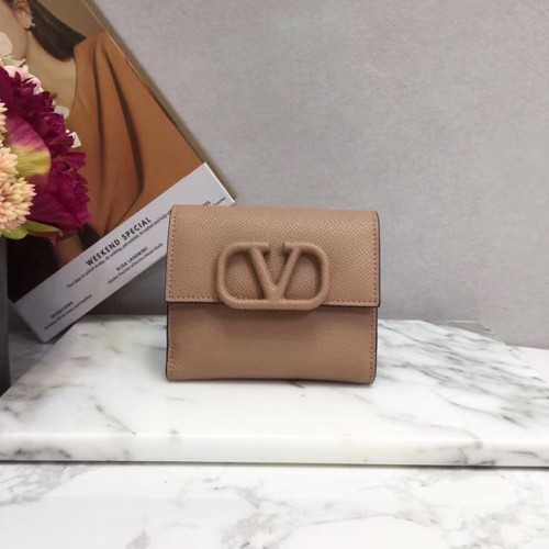 VALENTINO Original cuero 067 Bolso con cadena rosa