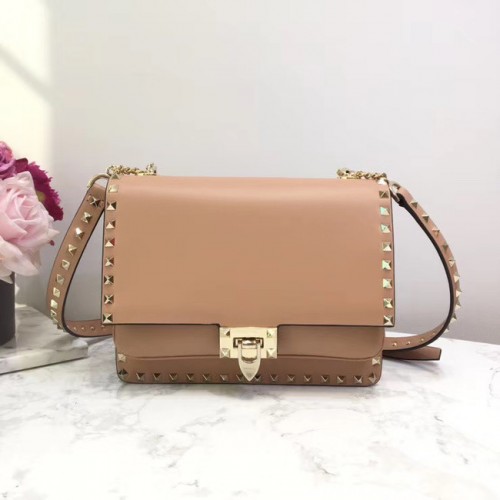 VALENTINO Bolso bandolera original en piel 3005 rosa claro