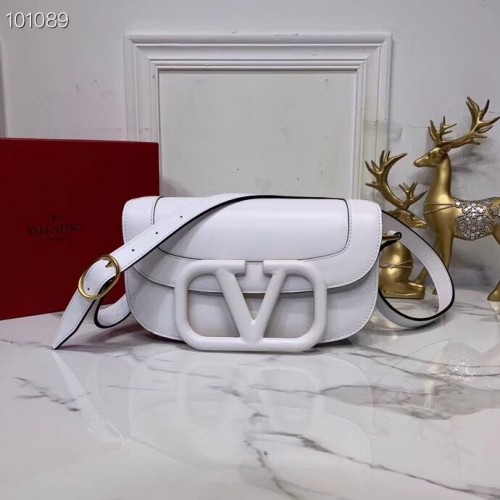 VALENTINO Original bandolera de piel V0030A blanco